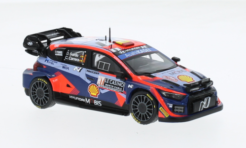 Ixo Models : Hyundai i20 N Rally1 │ No.6 Rallye WM, Rallye Monte Carlo 2023 - D.Sordo/C.Carrera