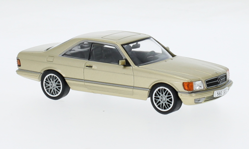 Ixo Models : Mercedes 560 SEC (C126) │Beige Métallique - 1981