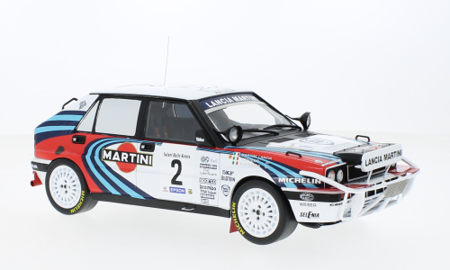 Ixo Models : Lancia Delta Integrale 16V │ No.2 Martini Lancia Rallye WM, Safari Rally M.Biasion/T.Siviero - 1990