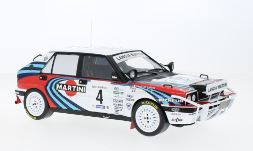 Ixo Models : Lancia Delta Integrale 16V │ No.4 Martini Lancia Rallye WM, Safari Rally A.Fiorio/L.Pirollo - 1990