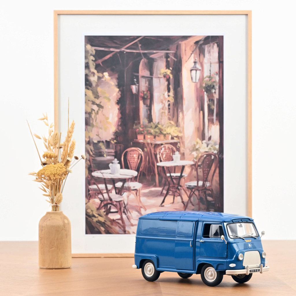 Norev : Renault Estafette │ 1967 Bleu Saviem