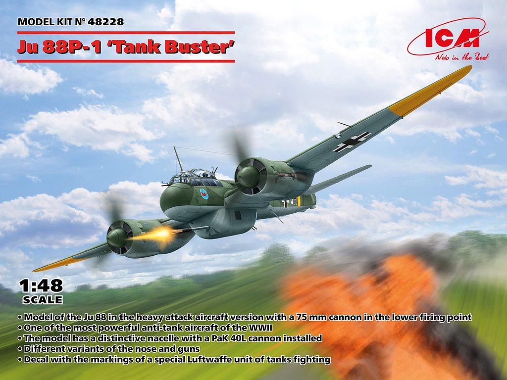 ICM : Ju 88P-1 'Tank Buster'