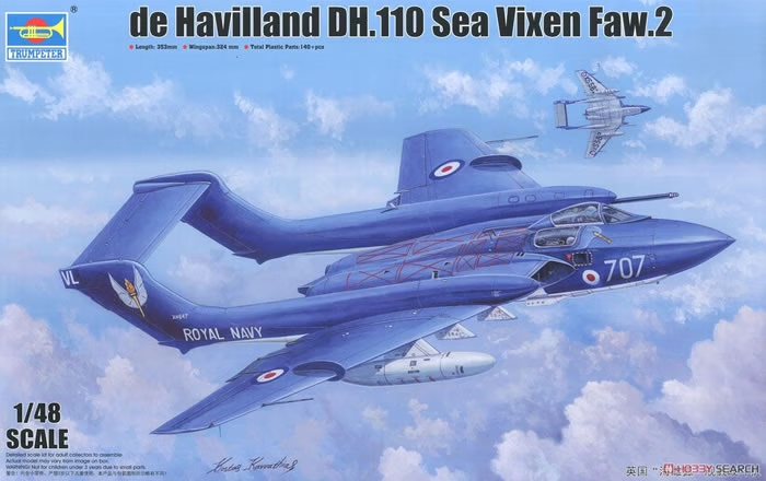 Trumpeter : de Havilland DH.110 Sea Vixen Faw.2