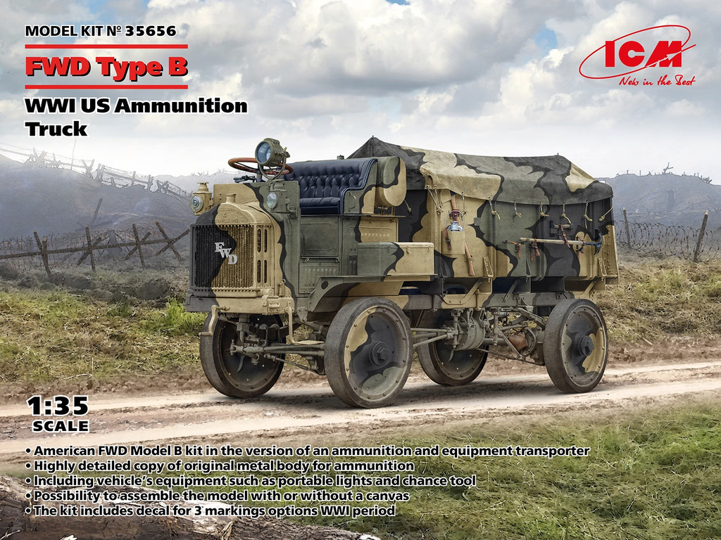 ICM : FWD Type B │ WWI US Ammunition Truck