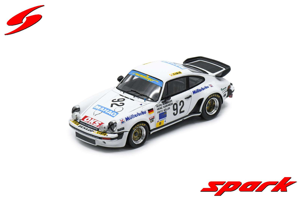 Spark model : Porsche 930 No.92 13th 24H Le Mans 1983 G. Memminger - F. Müller - H. Kuhn-Weiss