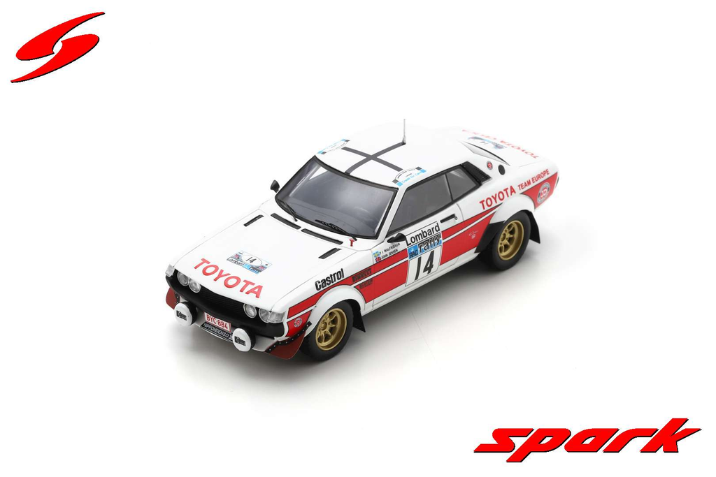 Spark model : TOYOTA Celica 2000 GT No.14 Lombard RAC Rally 1977 P-I. Walfridsson - J. Jensen