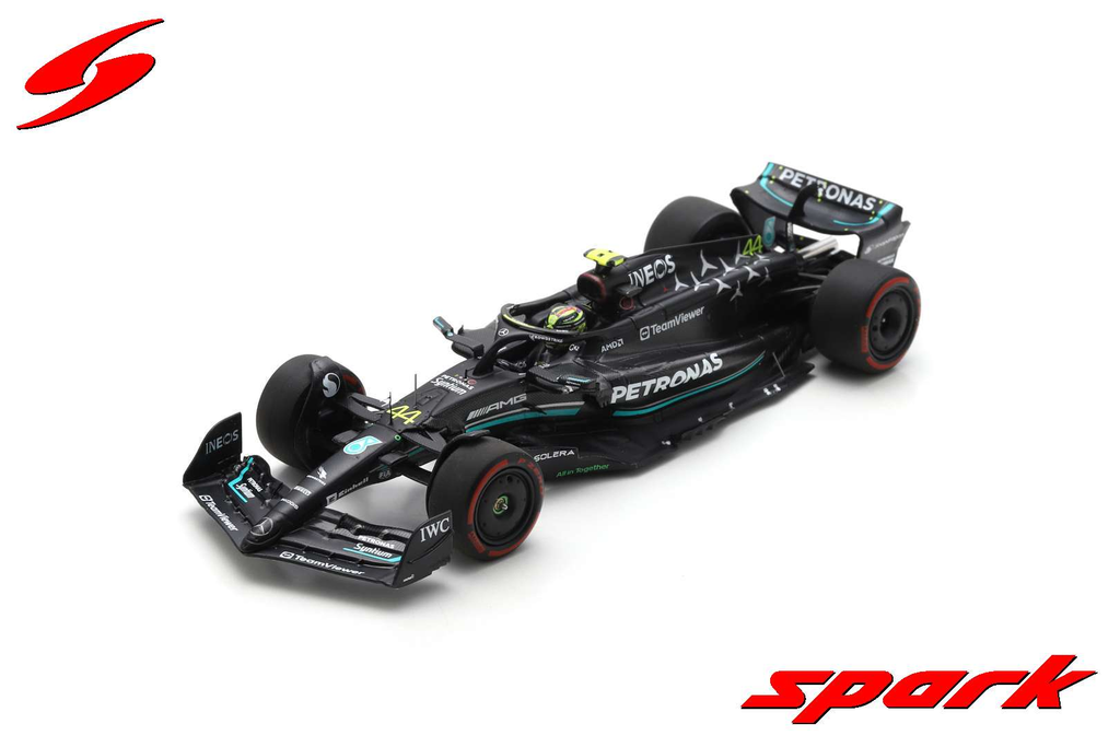 Spark model : Mercedes-AMG Petronas F1 W14 E Performance No.44 Mercedes-AMG Petronas Formula One Team 3rd British GP 2023 Lewis Hamilton