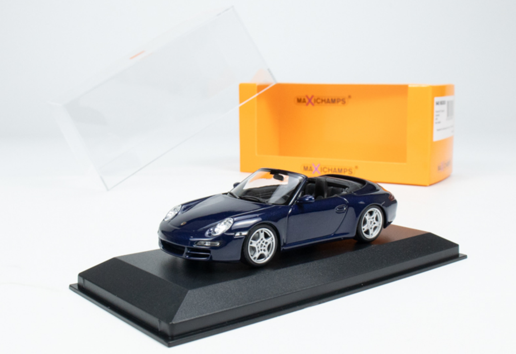 Maxichamps : Porsche 911 Carrera S Cavriolet 2005 Bleu