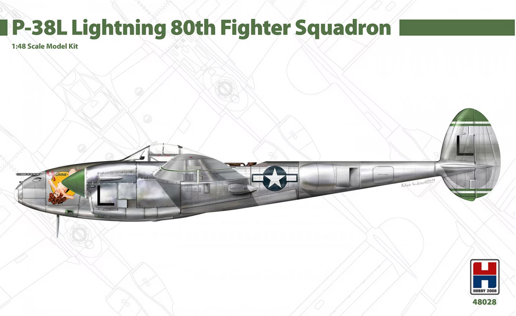 Hobby2000 : P-38L Ligthning │80th Fighter Squadron