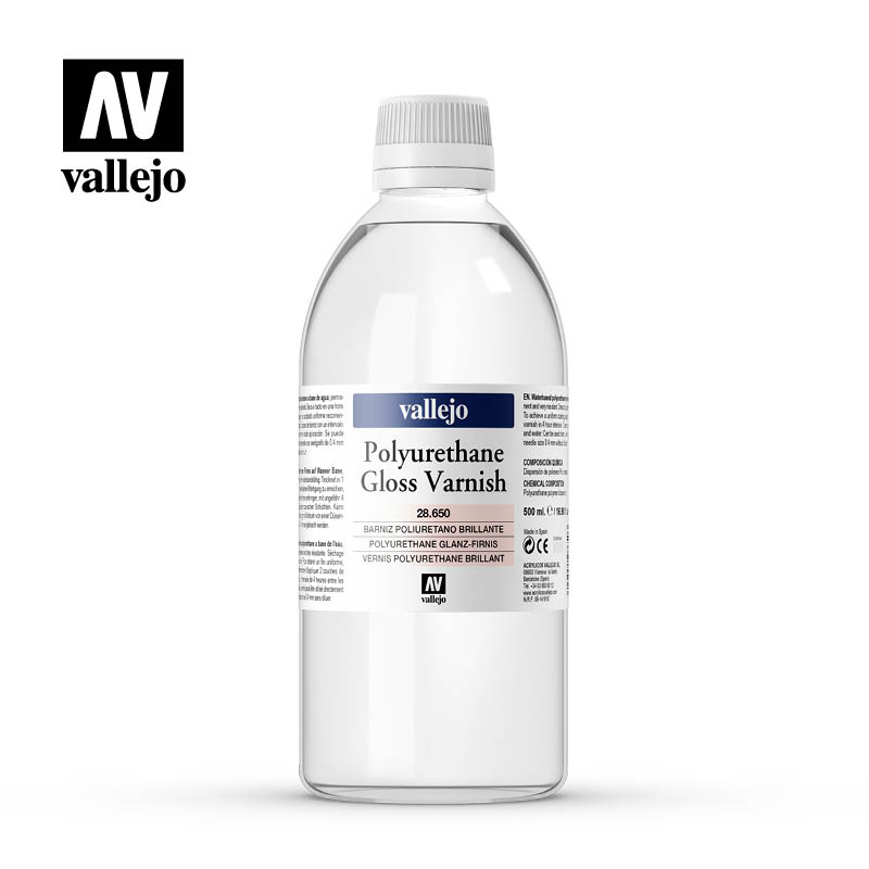 Vallejo : Vernis Polyurethane Gloss - Brillant (500ml)