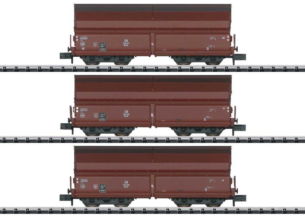 Minitrix : Wagons transport minerais 3 pcs