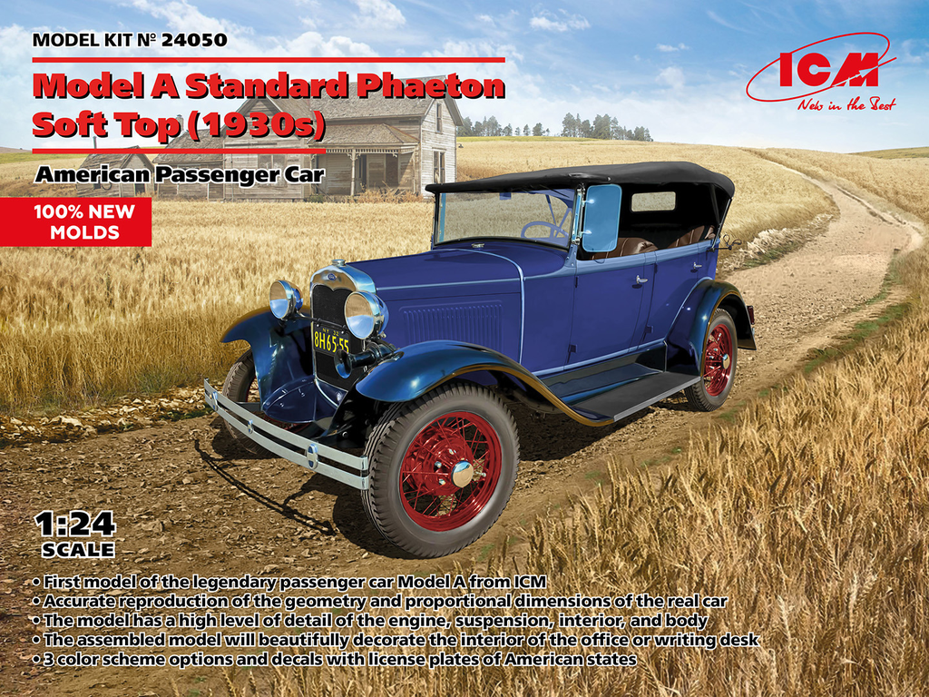 ICM : Model A Standard Phaeton Soft Top (1930s)
│ American Passenger Car