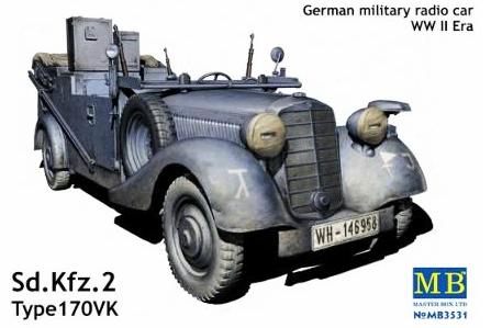 Master Box : Radio car Kfz. 2 Type 170VK