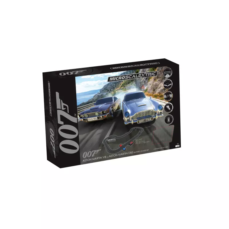 Scalextric : Coffret James Bond 007 - Aston Martin DB5 vs V8