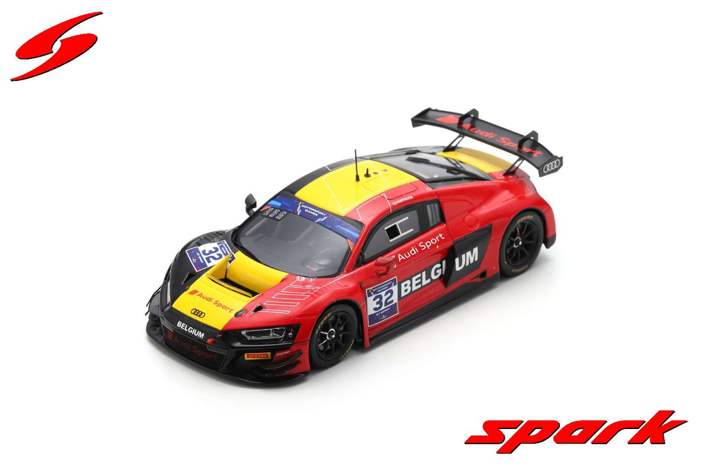 Spark model : Team Belgium - Audi R8 LMS GT3 
N°32 3rd FIA Motorsport Games GT Sprint Cup Paul Ricard 2022 Dries Vanthoor