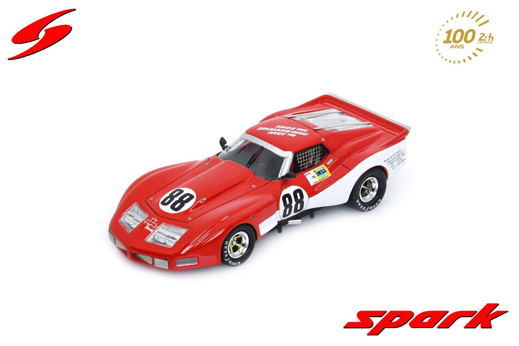 Spark model : Chevrolet Corvette C3 No.88 24H Le Mans 1980 (DNS) J. Bienvenue - B. Adam - D. Rowe