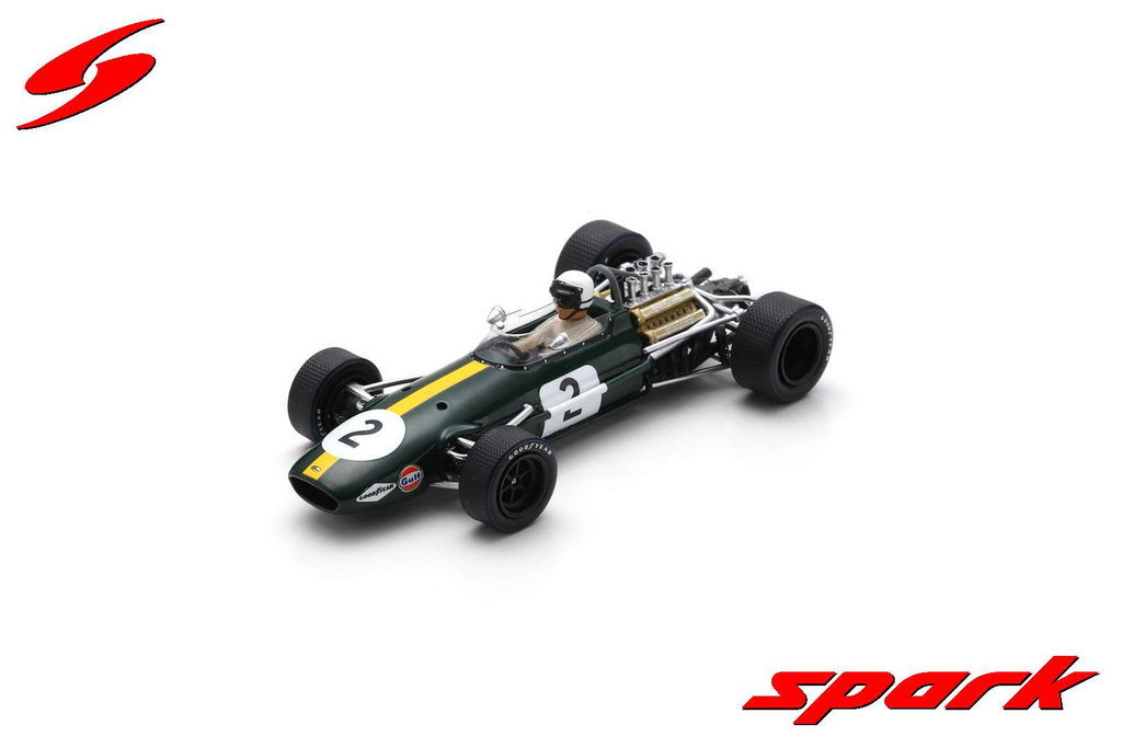 Spark model : Brabham BT26 No.2 Monaco GP 1968
Jack Brabham