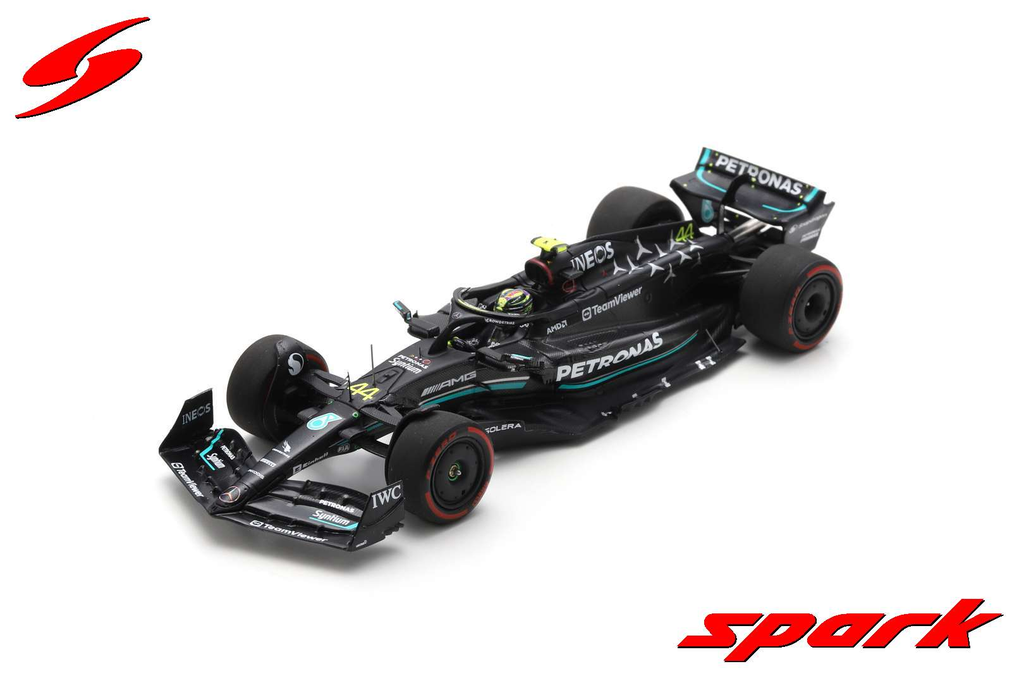 Spark model : Mercedes-AMG Petronas F1 W14 E Performance No.44 Mercedes-AMG Petronas Formula One Team 2nd Spanish GP 2023             Lewis Hamilton