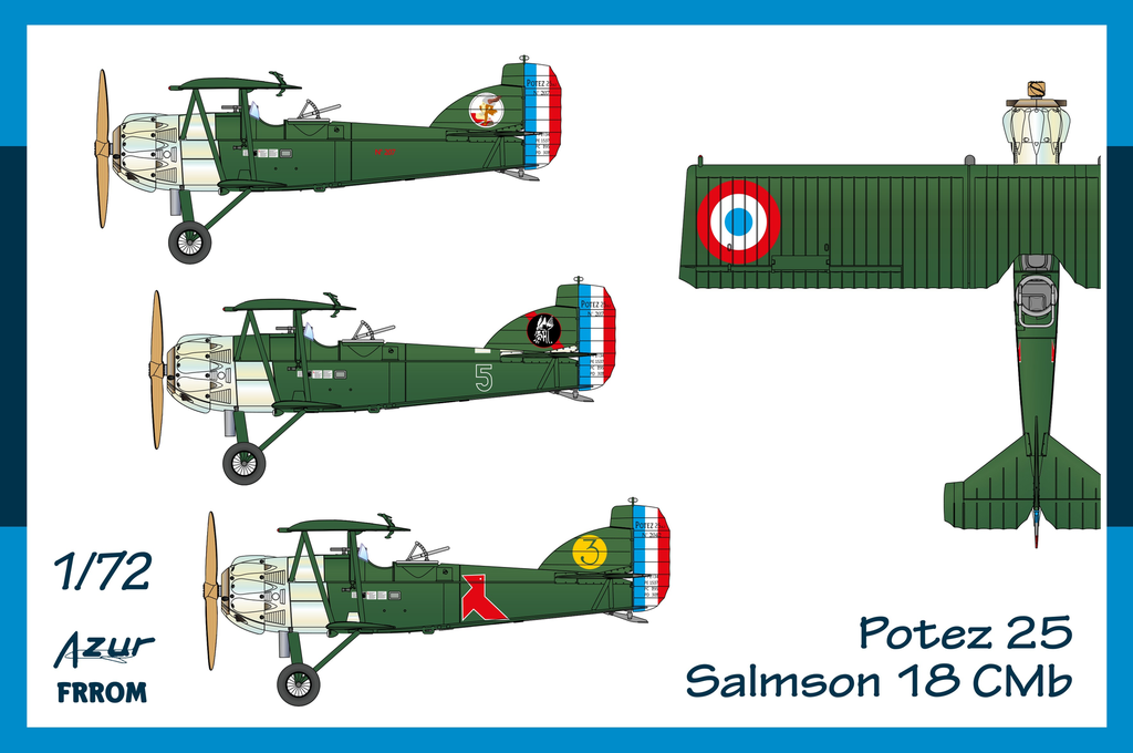 Azur Frrom : Potez 25 Salmson 18 CMB