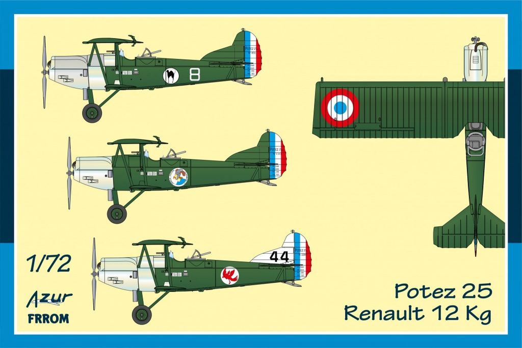 Azur Frrom : Potez 25 Renault 12 Kg