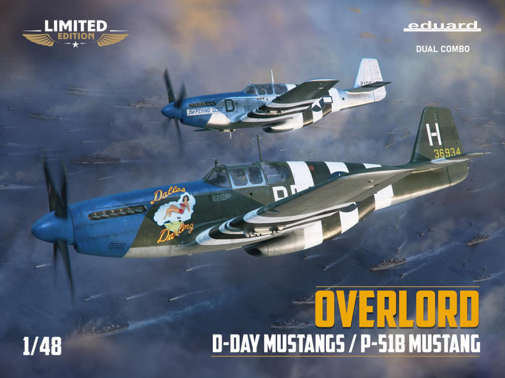 Eduard : P-51B Mustang Dual Combo│Overlord: D-Day Mustangs 