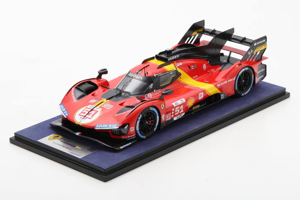 Looksmart : Ferrari 499P n°51 Winner Le Mans 2023. Pier Guidi – J. Calado – A. Giovinazzi