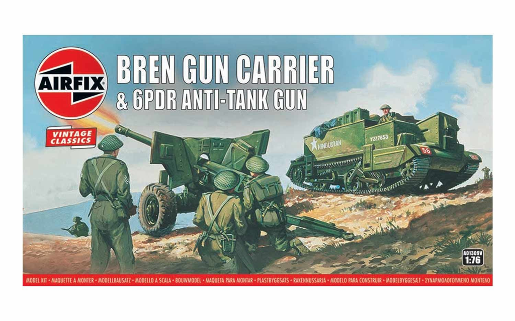 Airfix : Bren Gun carrier & 6pdr anti Tank Gun