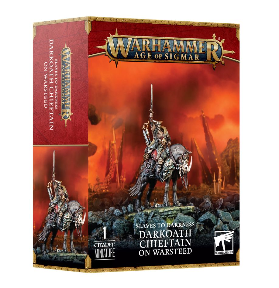 Slaves to Darkness : Darkoath Chieftain on Warsteed │ Warhammer Age of Sigmar