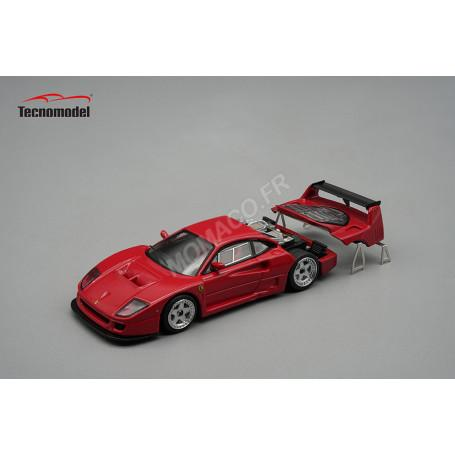 Tecnomodel : Ferrari F40 LM avec Capot arrière ouvert et moteur visible 1996 - Rouge