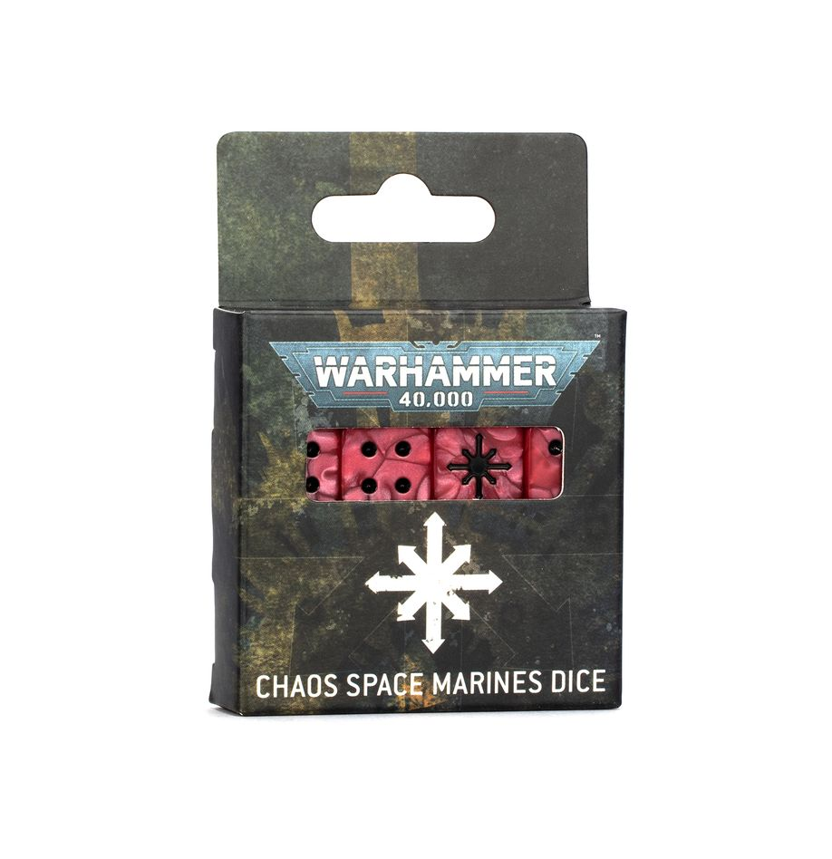 Chaos Space Marines : Set de dès │ Warhammer 40.000