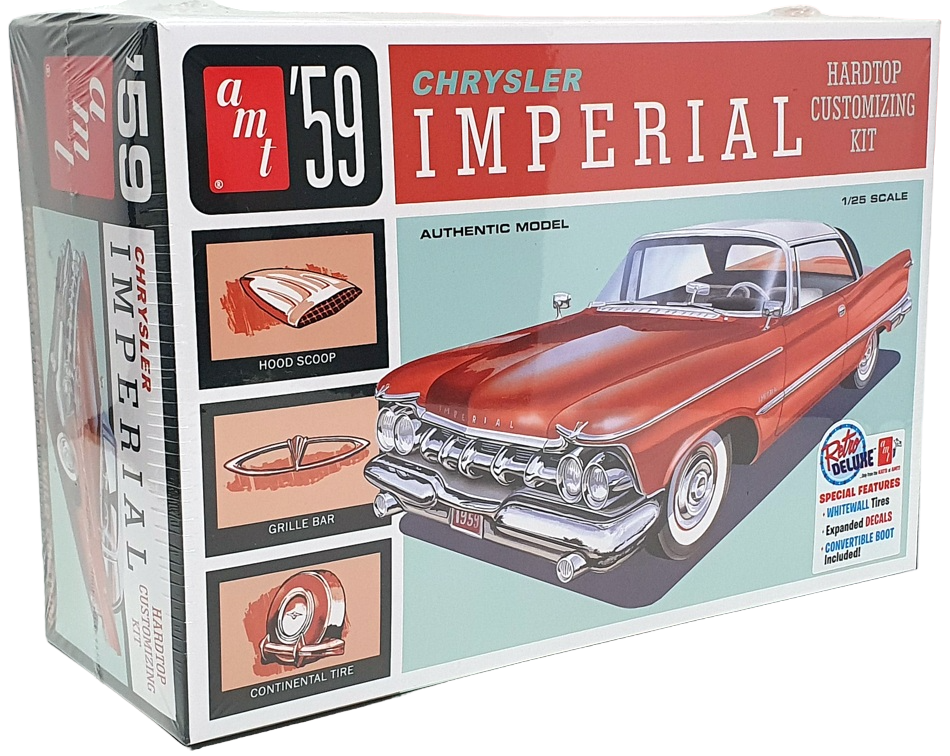 AMT : Chrysler Imperial 1959 │ Hardtop  customizing Kit