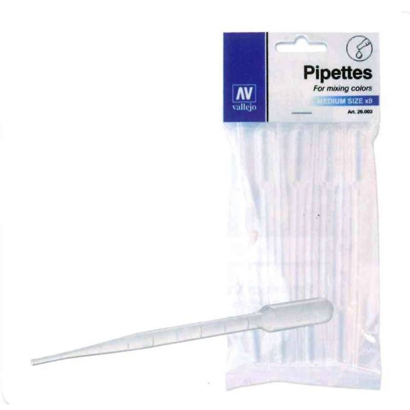 Vallejo : Pipettes Taille Moyenne (8x3ml)