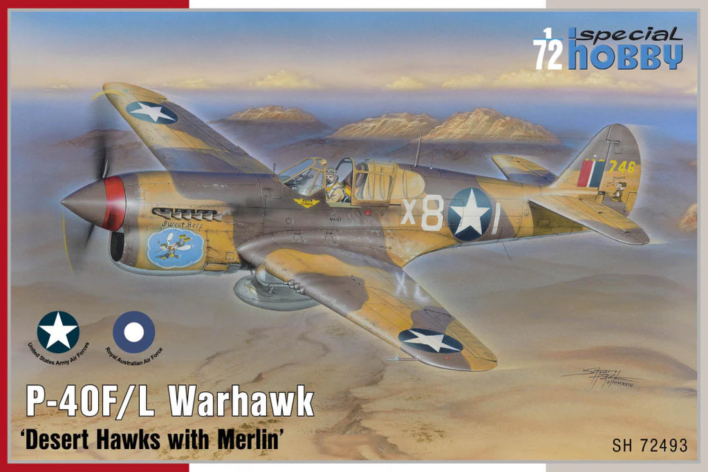 Special Hobby : P-40F/L Warhawk │Desert Hawks with Merlin