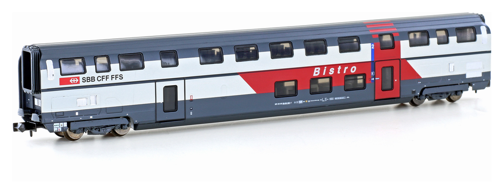 Hobbytrain : Voiture Restaurant IC2000BR 2. Klasse - SBB │ Continu