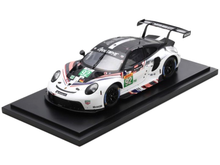 Spark model : Porsche 911 RSR Goodbye n°92 8h Bahrain 2022 Estre-Christensen