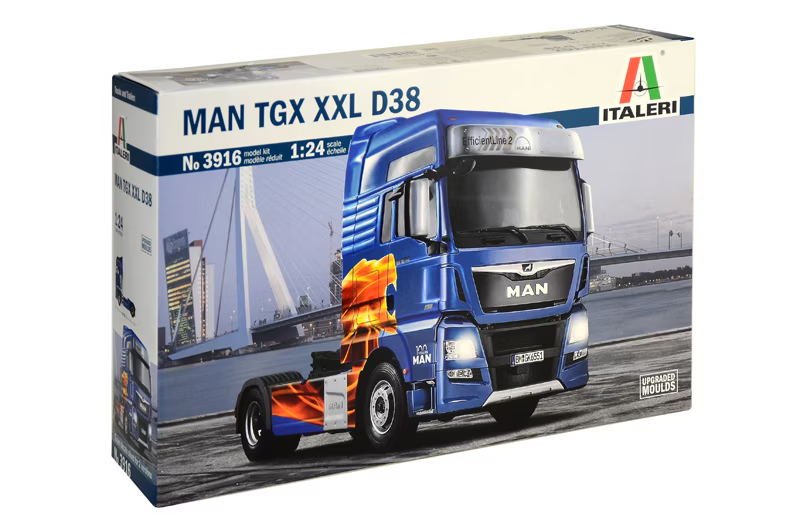 Italeri : MAN TGX XXL D38 │ Super decals Sheet for 2 Versions 