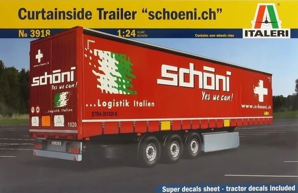 Italeri : Curtainside Trailer "Schoeni.ch"