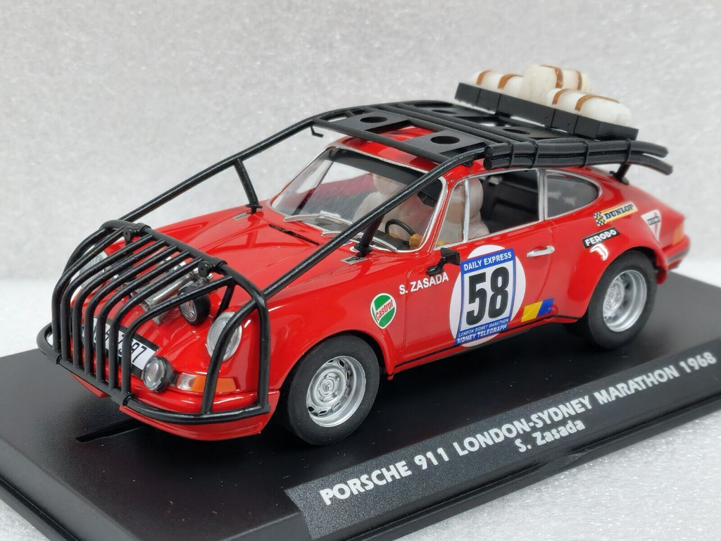 FLY : Porsche 911 n°58 London-Sydney Marathon 1968 S.Zasada