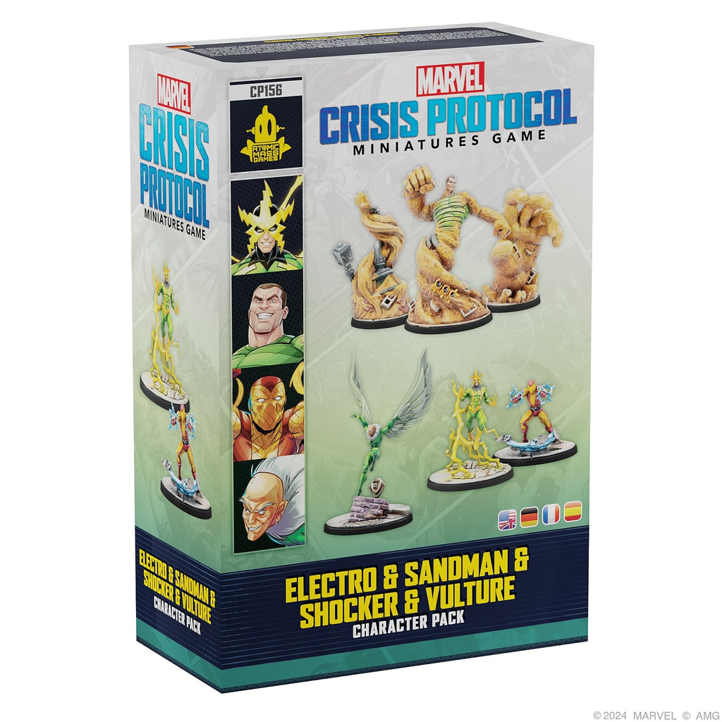 Marvel Crisis Protocol : Electro & Sandman & Shocker & Vulture