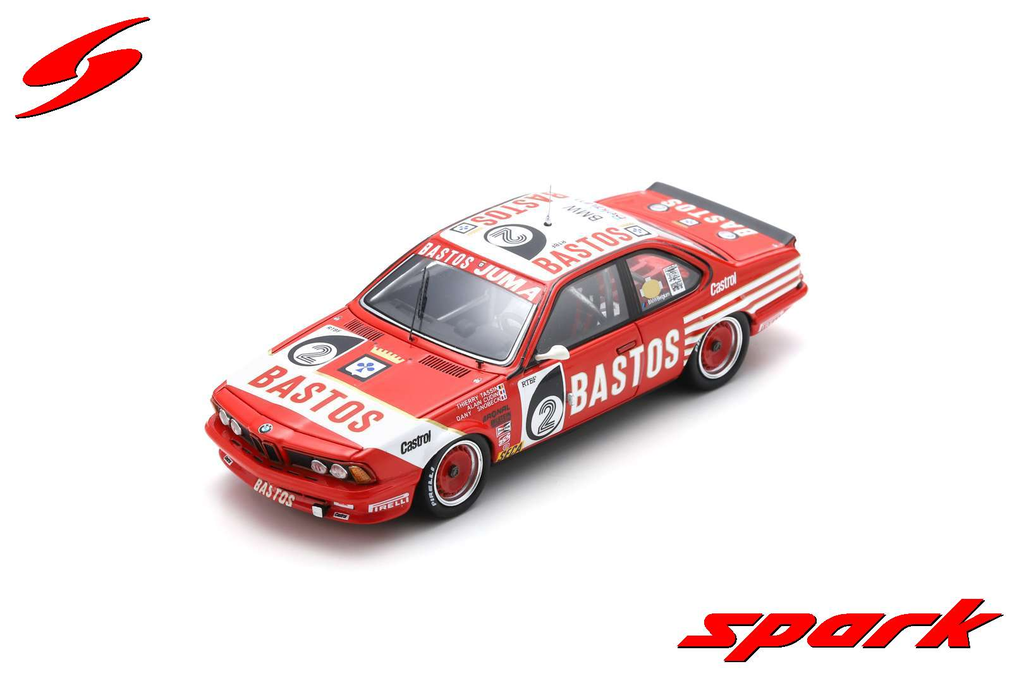 Spark : BMW 635 Csi │ No.2 Juma Bastos Racing Team 24H Spa 1984 - Th.Tassin - A.Cudini - D.Snobeck