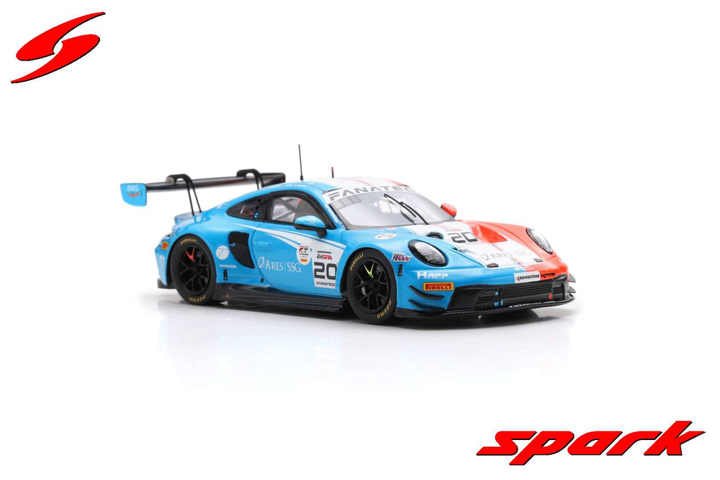 Spark : Porsche 911 GT3 R (992) │ No.20 Huber Motorsport Pole Position/Winner Bronze Cup 24H Spa 2023 - A.Au - T.Heinemann - J.Fittje - M.Cairoli