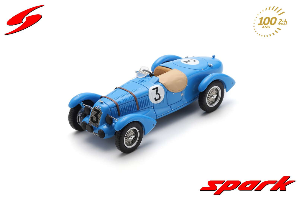 Spark : Talbot T26 SS │ No.3 24H Le Mans 1938
P. Etancelin – L. Chinetti