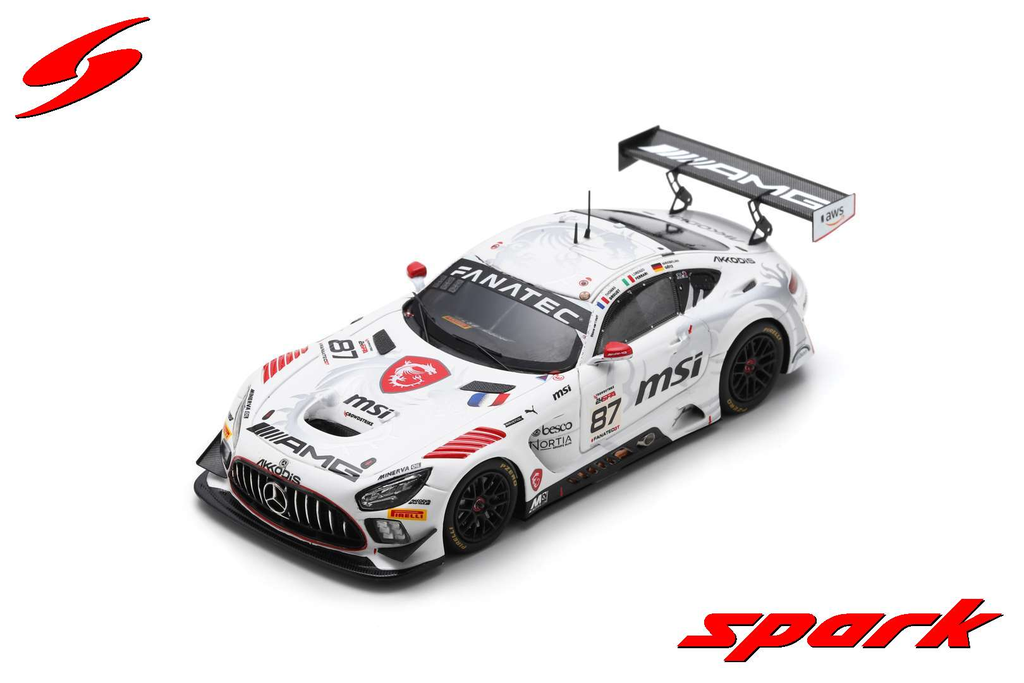 Spark : Mercedes-AMG GT3 │ No.87 Mercedes-AMG Team Akkodis ASP 24H Spa 2023 L.Ferrari - T.Drouet - M. Götz