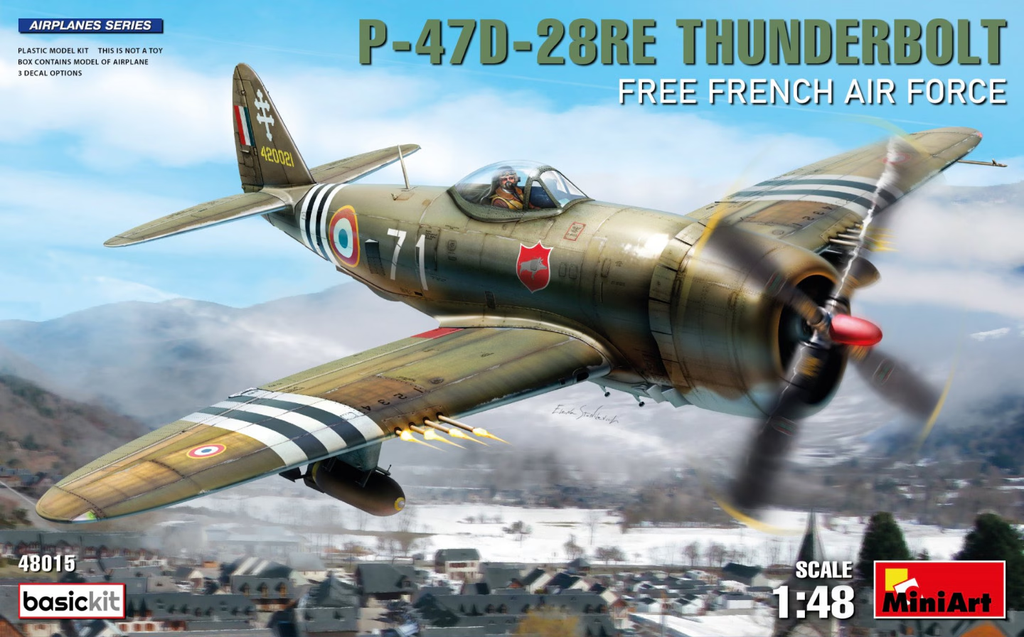 MiniArt : P-47D-28RE Thunderbolt 'Free French AirForce'