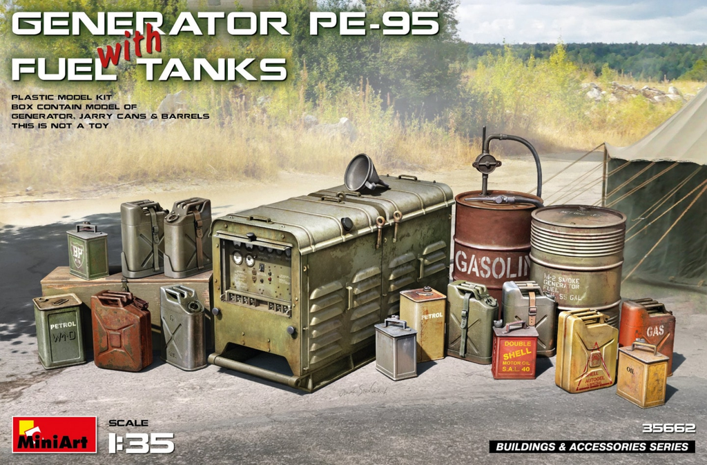 MiniArt : PE-95 Generator with Fuel Tanks