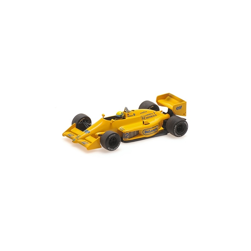 Minichamps : Lotus Honda 99T Dirty version Ayrton Senna F1 1st Win Monaco Monaco - 1987