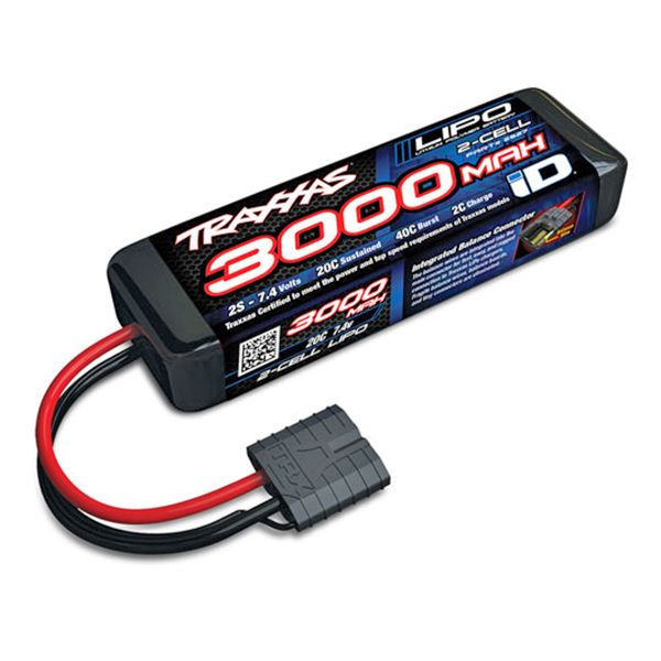 Traxxas Lipo 7.4V (2S) - 000Mah 20C (Traxxas ID System-Plug)