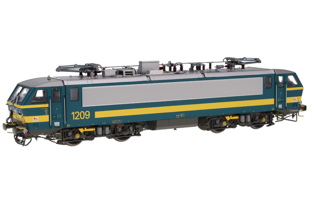 Lsmodels : Locomotive électrique 1209 Bleu et Jaune DC SNCB-NMBS