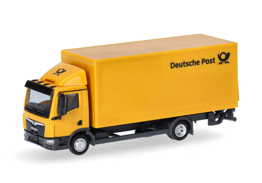 Herpa : MAN TGL │ box truck with loading platform "Post"