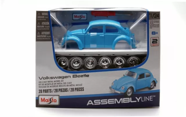 Maisto : VW Coccinelle │ Bleu Clair Kit